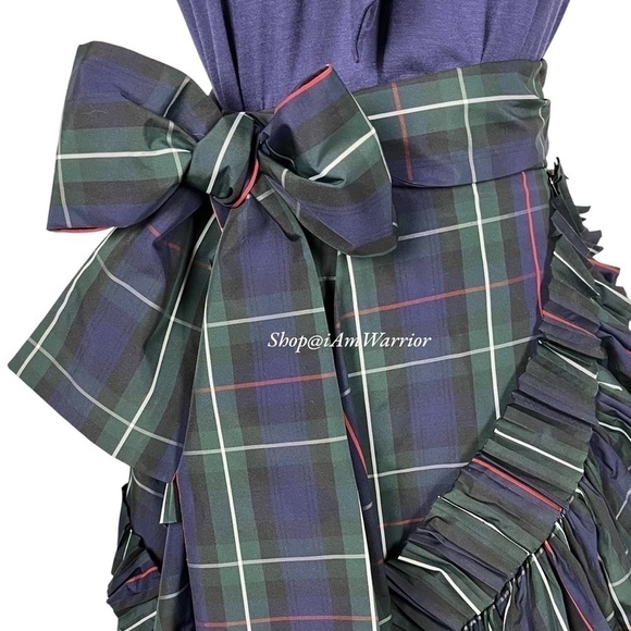 J.Crew Collection NWT tartan plaid taffeta ruffle wrap skirt *shop@iamwarrior - Picture 9 of 11